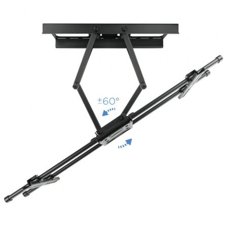 Tooq Soporte de Pared Giratorio e Inclinable LP3790TN-B para TV de 37-90 pulgadas